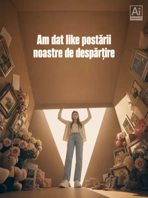 Am dat like postării noastre de despărțire