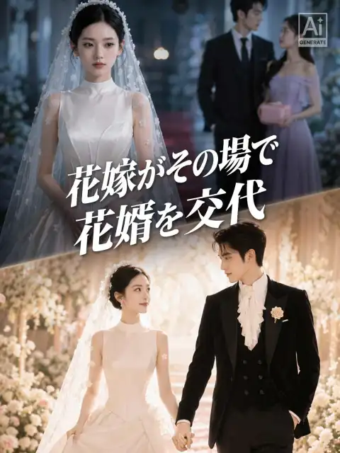 花嫁がその場で花婿を交代