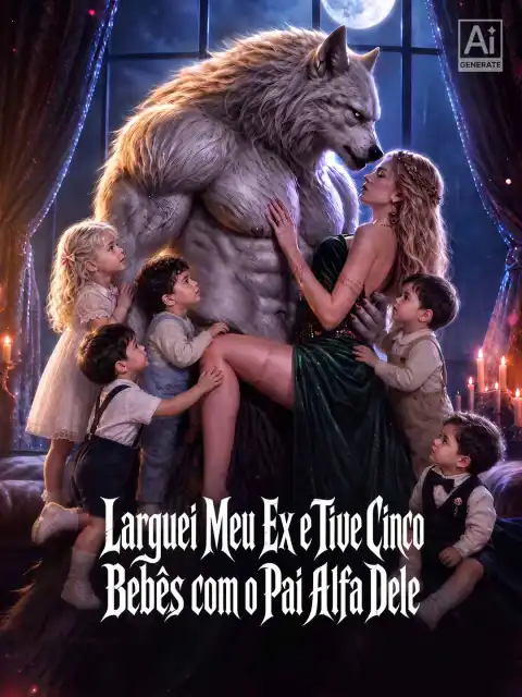 Larguei Meu Ex e Tive Cinco Bebês com o Pai Alfa Dele