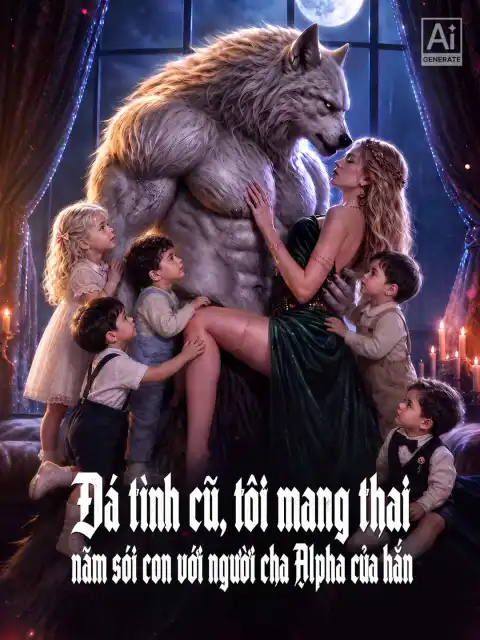 Đá tình cũ, tôi mang thai năm sói con với người cha Alpha của hắn