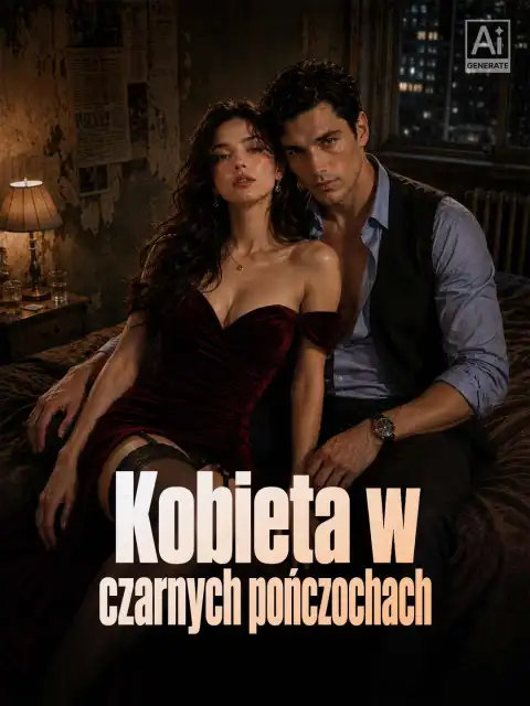 Kobieta w czarnych pończochach